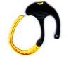 Mega CableClamp for bundling wires and cables, black/orange