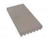 gray rubber rooftop paver tile
