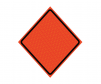 JBC blank  safety sign, reflective,Red