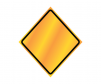 JBC blank  safety sign, reflective, Yellow