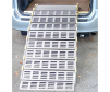 wheel chair ramp being utilized