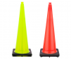 36" JBC Plastic Traffic Cones, Multi Colors, 10 lbs