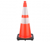 JBC Safety Cone, 7 lbs , Orange with double reflective collar