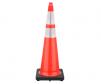 JBC 36" Orange safety cone, double reflective collar,10 lbs