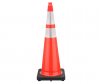 JBC 36" Orange safety cone, double reflective collar,12 lbs