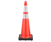 JBC 36" Orange safety cone, double reflective collar,15 lbs