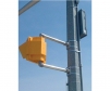Stainless steel banding straps in use on street lights type 201 steel