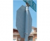 stainless steel banding straps in use with street sign type 201