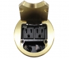 FSR t3-ac2cp-brs brass 3.5 inch t3 cable pull table box round