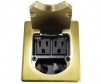 t3-ac2cp-sq-brs brass 3.5 inch t3 cable pull table box square