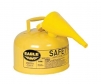 ui-20-fsy eagle safety can with funnel type 1 diesel can 2 gallon yellow