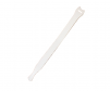 8 inch Velcro® qwik tie fastener in white