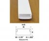 Rounded cable raceway WC307 60 inch