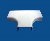 Tee fitting for WC307 cable raceway, white