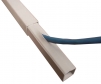 WC901 wire hider 2 piece raceway kit in white, 1 inch high by 48 inches long