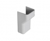 Ceiling entry for WC901 cable raceway, white.
