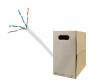 White rj45 network cable spool