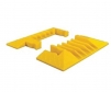 End caps forYellow Jacket CP-4-125 4-channel cable protector