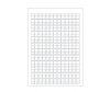 0.5 inch by 0.37 inch zip tape label sheet