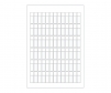 0.5 inch by 0.5 inch zip tape label sheet