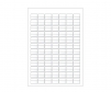 1 inch by 0.34 inch zip tape label sheet