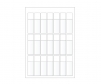 1 inch by 0.97 inch ziptape label sheet