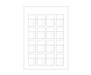1.5" by 0.75" ziptape label sheet