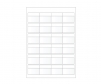 2 inch by 0.5 inch zip tape label sheet