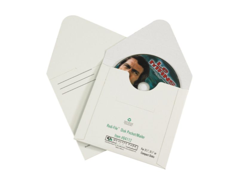 Pack Kontrol® White Fibreboard CD Mailers