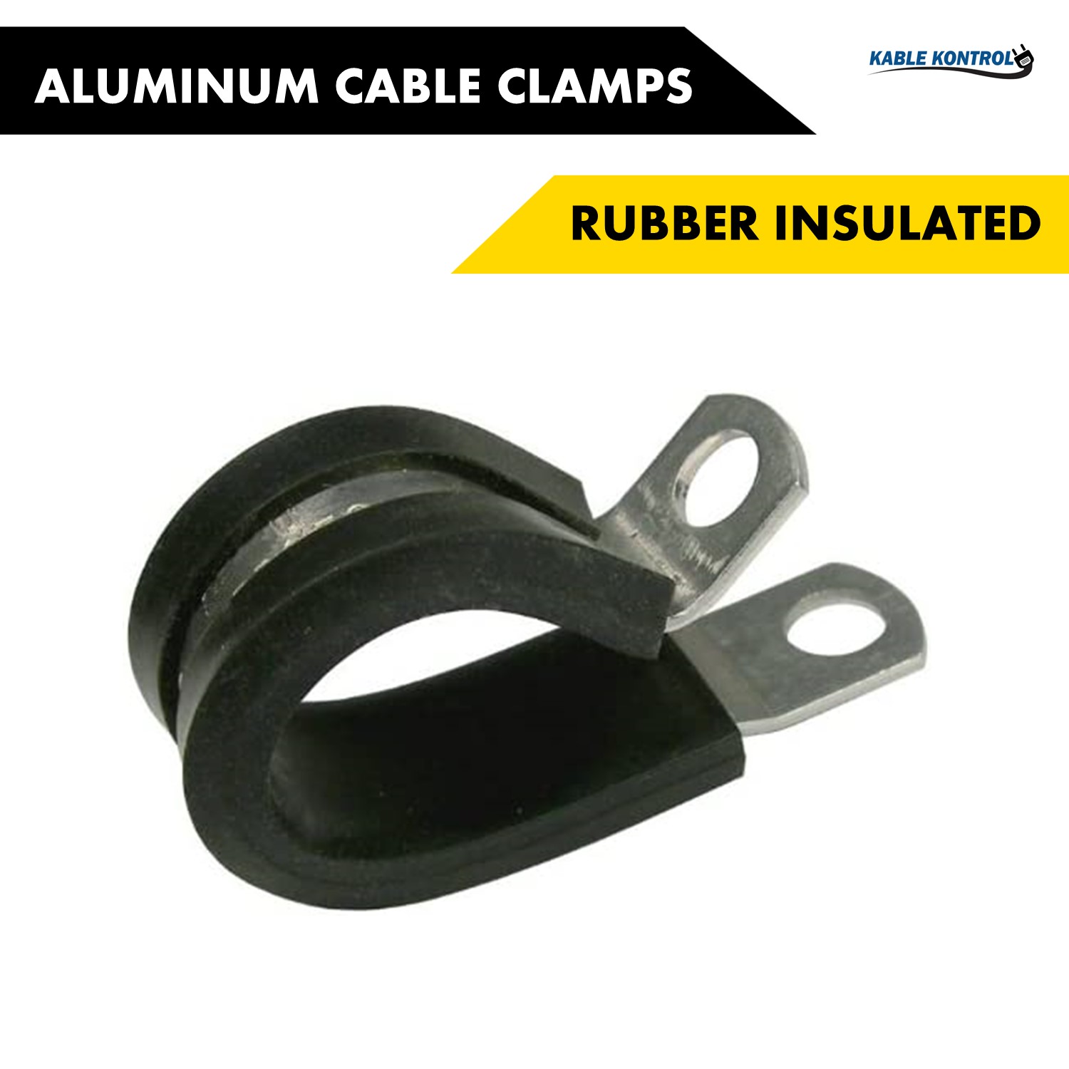 Aluminum Cable Clamps - Rubber Insulated Metal Wire Clamps