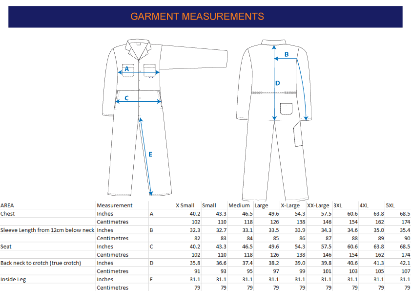 PORTWEST Euro Polycotton Mechanic Jumpsuit Coverall S999 — Safety