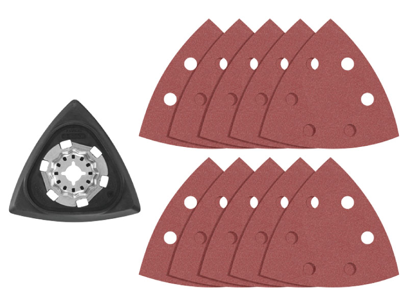 3 Pcs Triangular Sanding Pad Oscillating Multitool Sanding Pads Tool For Bosch